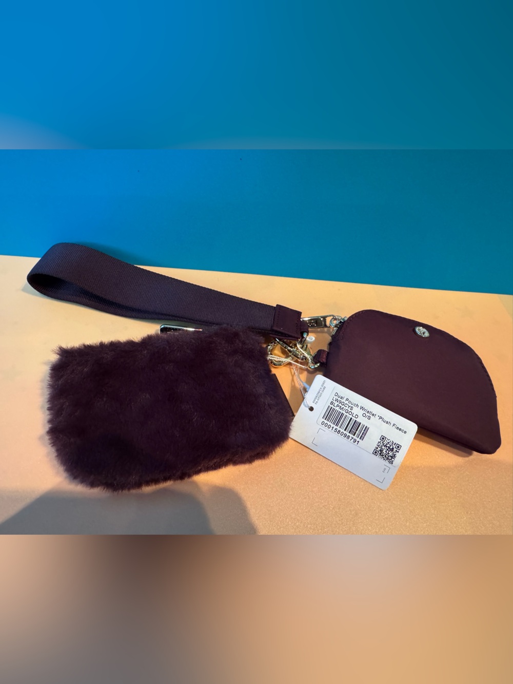 Lululemon Plum Multi-Pouch Wristlet Bag - Women